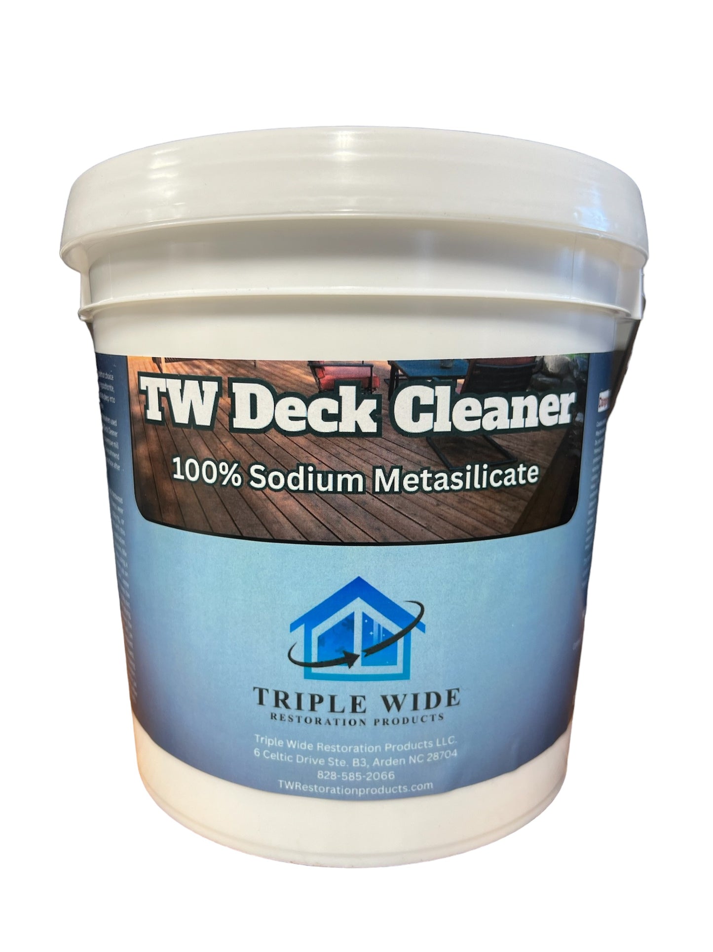TW Deck Cleaner - 100% Sodium Metasilicate for Professional Wood Cleaning