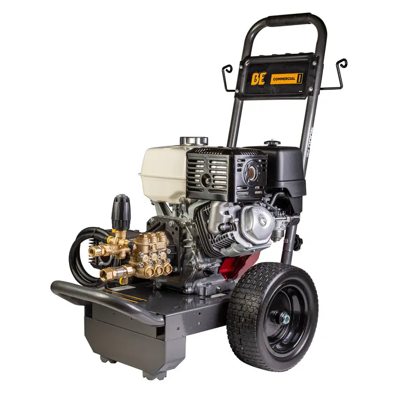 BE Industrial 4 GPM 4000 PSI Direct Drive Pressure Washer Triple Wide Restoration Products