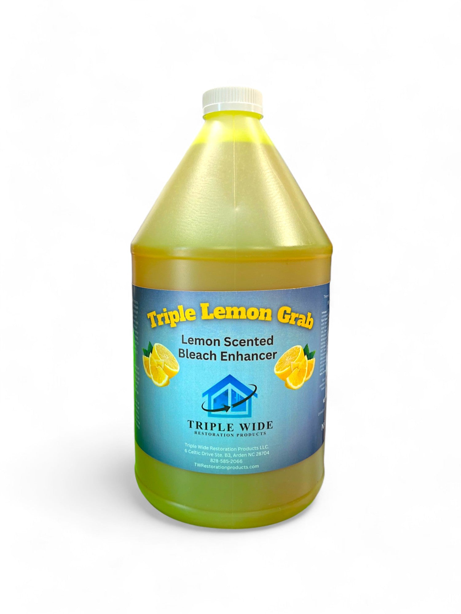 Triple Lemon Grab Soft Wash Surfactant - High Foam Soft Wash Surfactant for Roofs, Houses, and Concrete