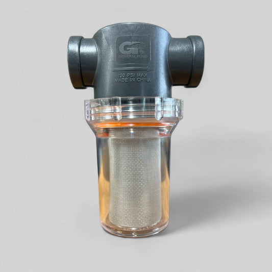 General Pump Clear Bowl Filter - 80 Mesh