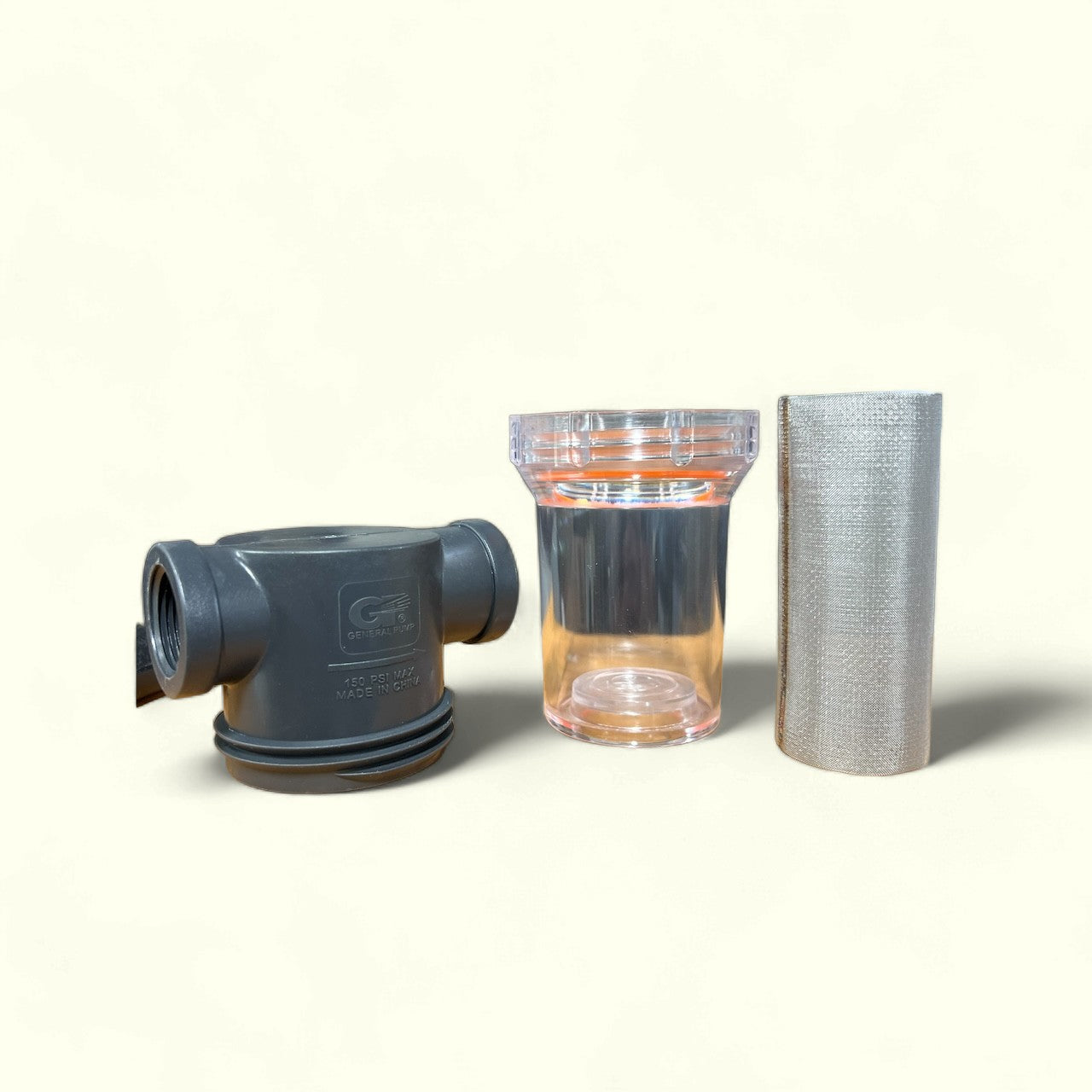 General Pump Clear Bowl Filter - 80 Mesh